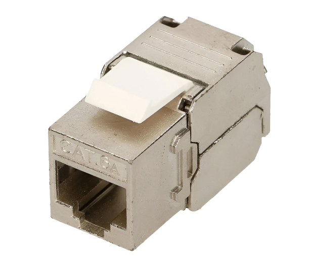 ExtraLink  Moduł keystone port RJ45 STP 6a (srebrna) - 1323222 - zdjęcie